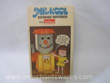 Mr. Kool Beverage Dispenser from Chilton Toys #3077, 1970's in Original Box, 1 lb 3 oz
