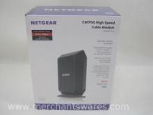 Netgear CM700 High Speed Cable Modem, New in Box