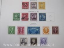 U.S. Canal Zone Postage Stamps includes Dates Ranging 1937-1962, with Air Post, Official and Postage