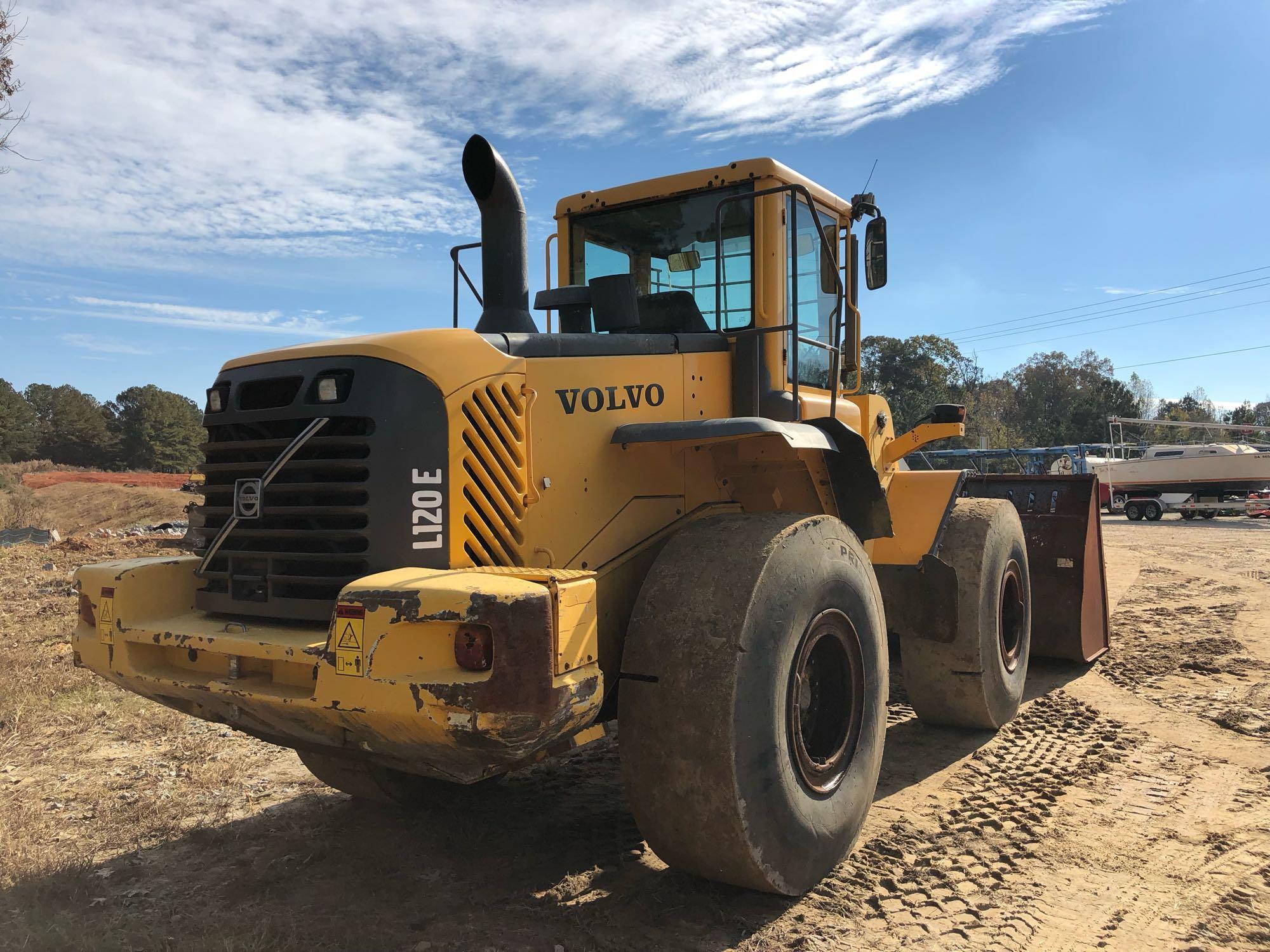 2005 VOLVO L120E RUBBER TIRED LOADER
