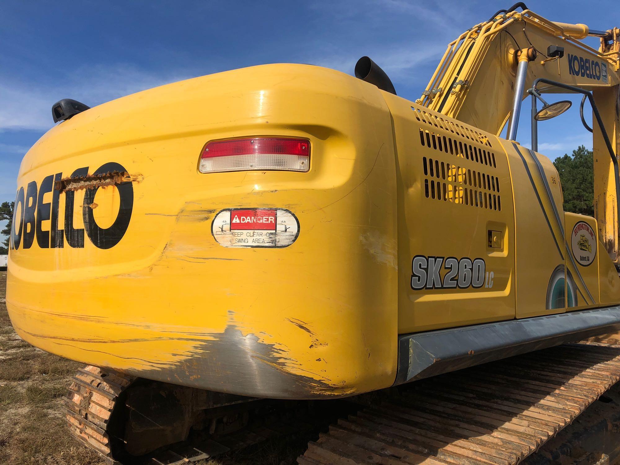 2016 KOBELCO SK260LC-10 HYDRAULIC EXCAVATOR