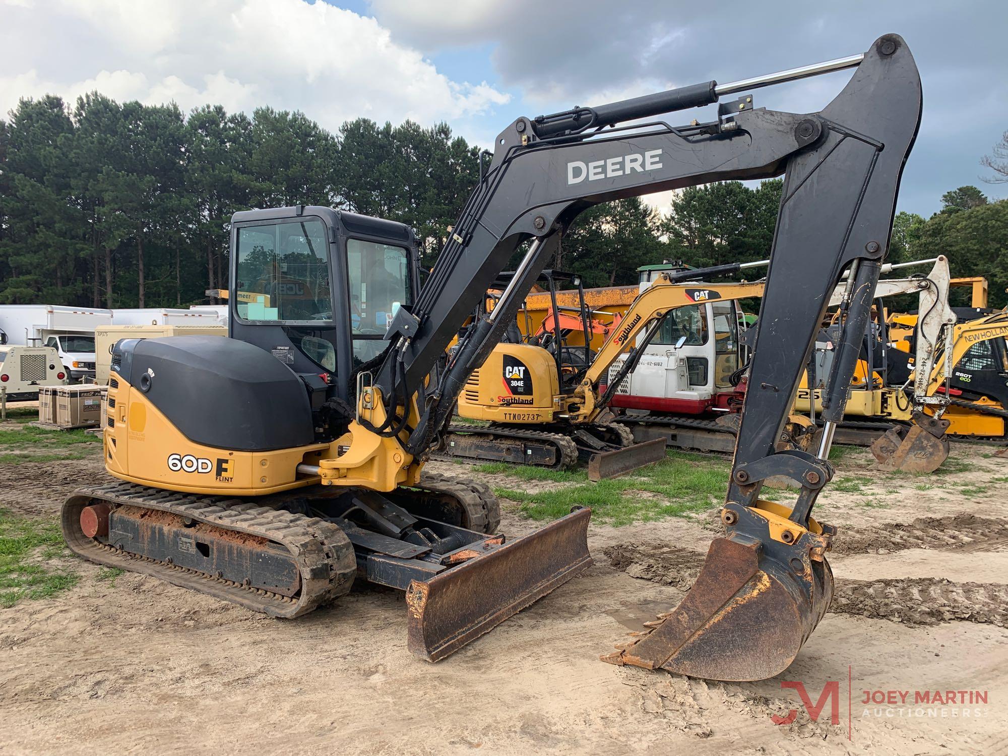 2012 JOHN DEERE 60D MINI EXCAVATOR