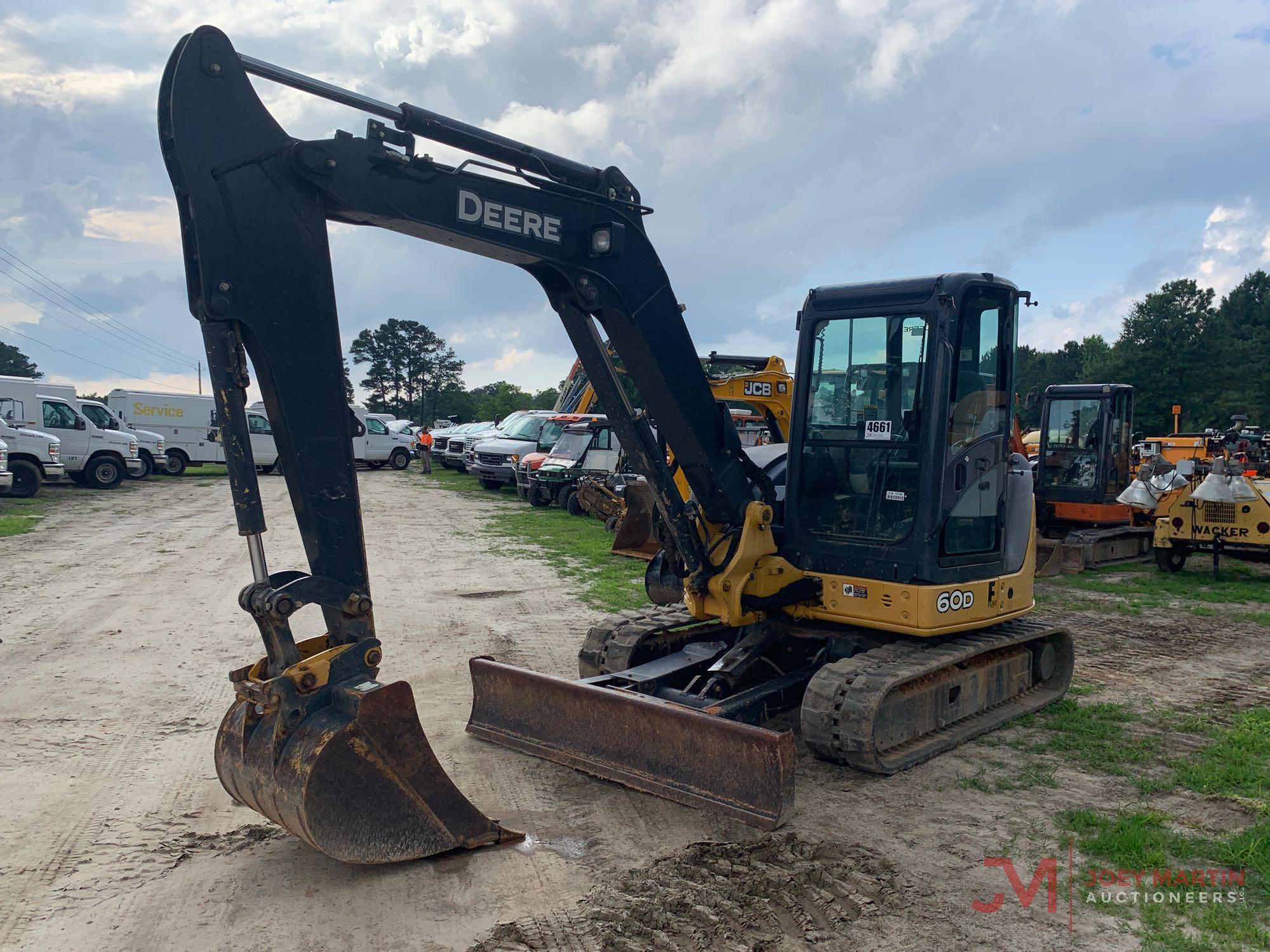2012 JOHN DEERE 60D MINI EXCAVATOR