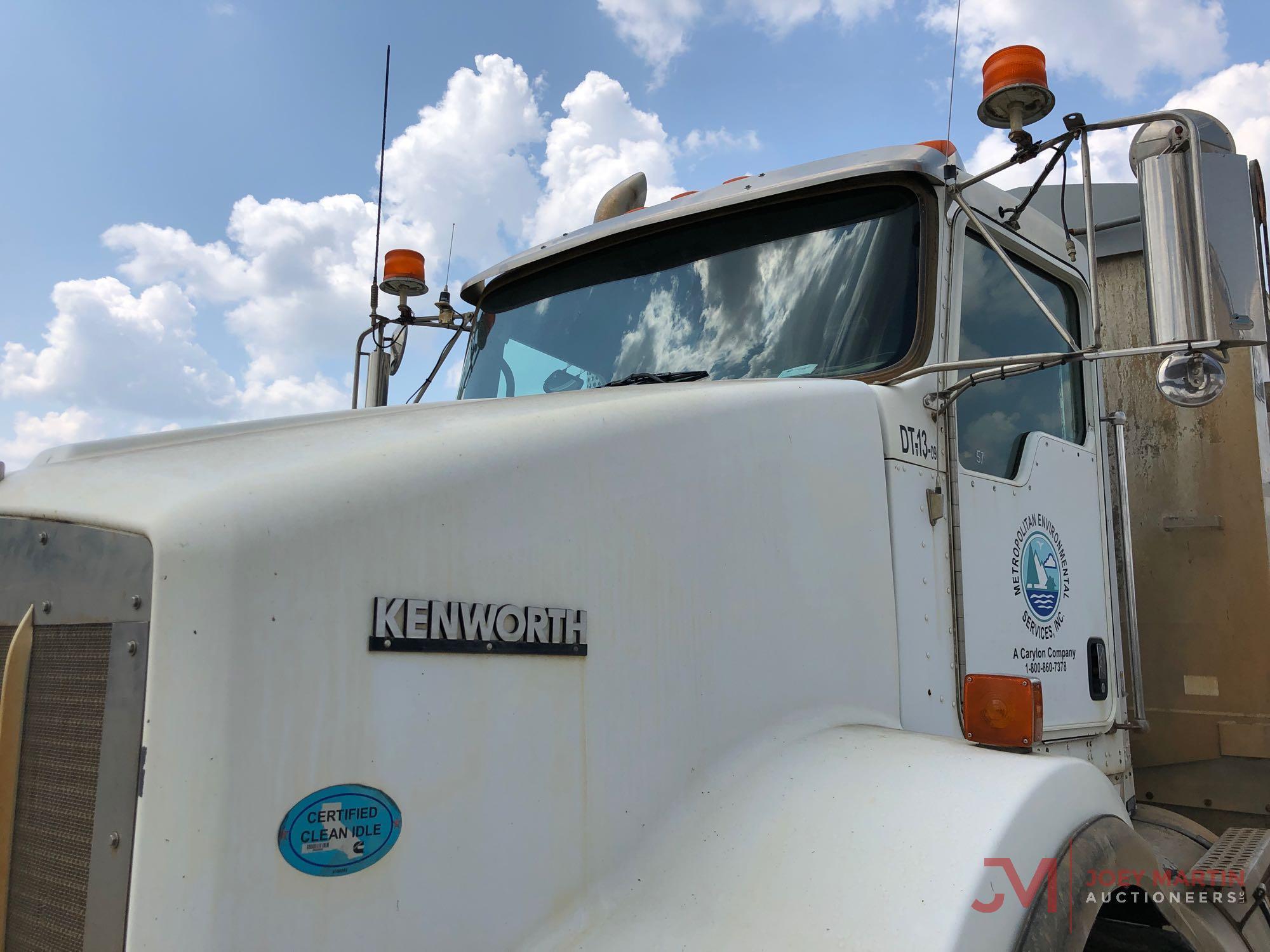 2009 KENWORTH FIVE AXLE DUMP TRUCK