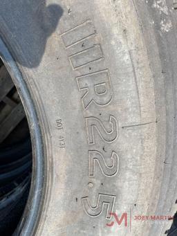 (4) 11R 22.5 TIRES