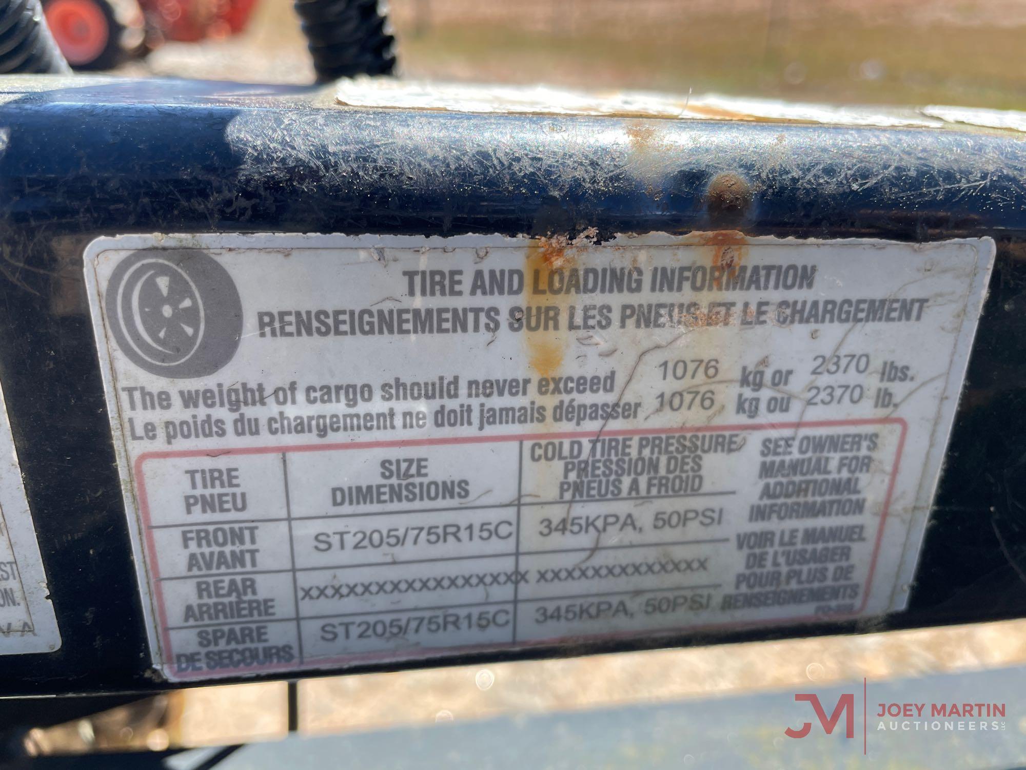 2013 MMDI...INC. TRENCHER TRAILER