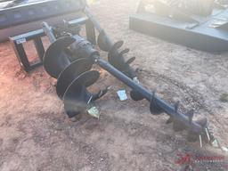 HYDRAULIC AUGER SKID STEER ATTACHMENT
