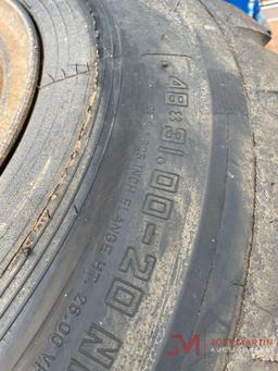 (4) FLOATATION TIRES AND WHEELS