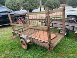 8' X 4' SINGLE AXLE TRAILER
