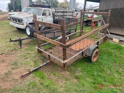8' X 4' SINGLE AXLE TRAILER