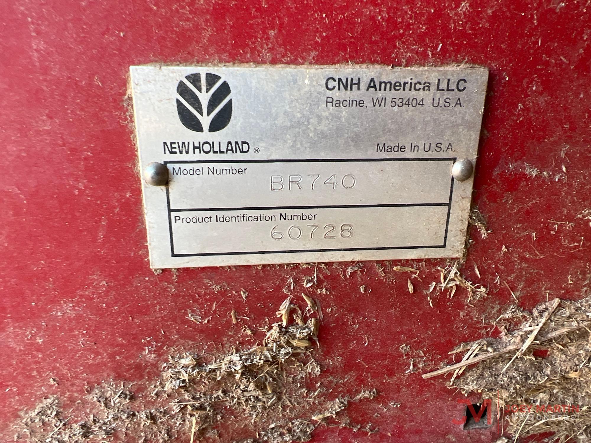 NH BR740 SILAGE SPECIAL ROUND BALER
