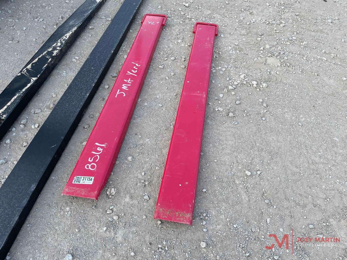 UNUSED 72" FORK EXTENSIONS