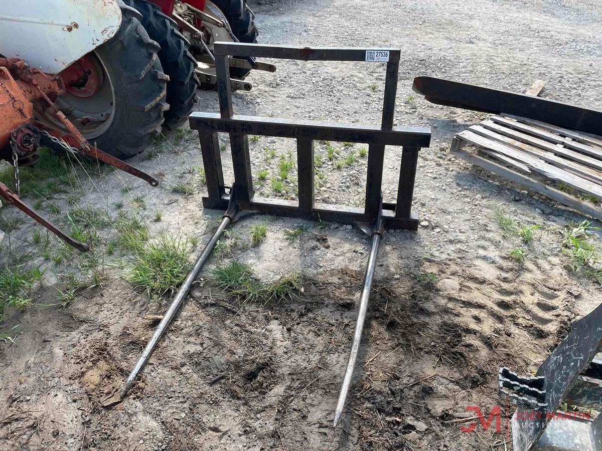 SKID STEER QUICK ATTACH HAY FORKS
