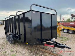 HT TRAILERS 7' X 16' TANDEM AXLE LANDSCAPE TRAILER