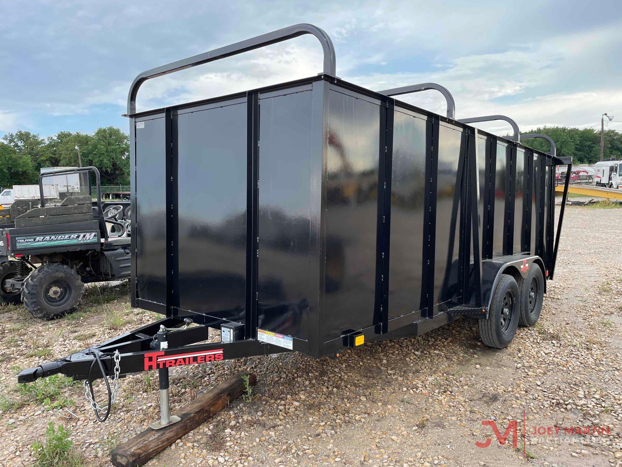 HT TRAILERS 7' X 16' TANDEM AXLE LANDSCAPE TRAILER