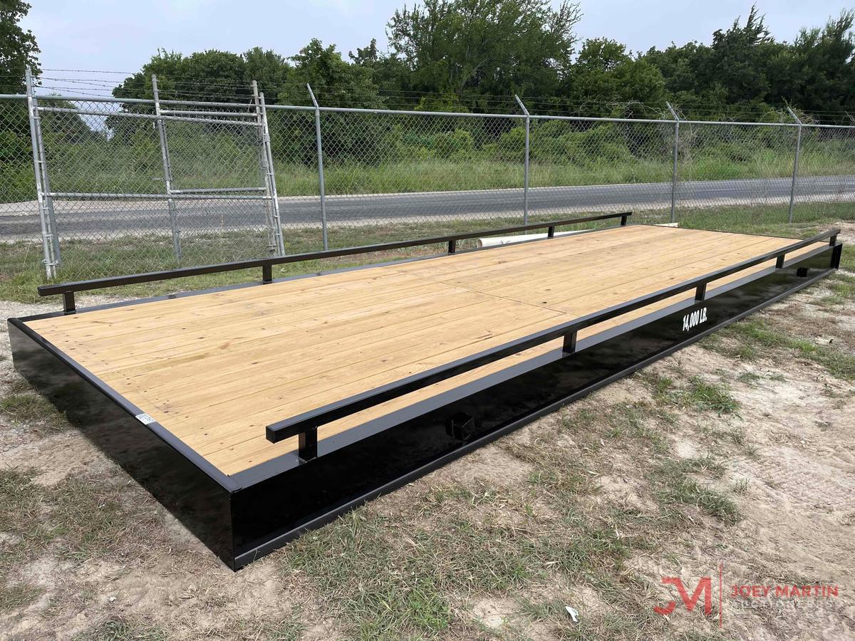 NEW PRO-SERIES 14,000 LB CAPACITY BRIDGE WITH SQUARE TUBE CURB