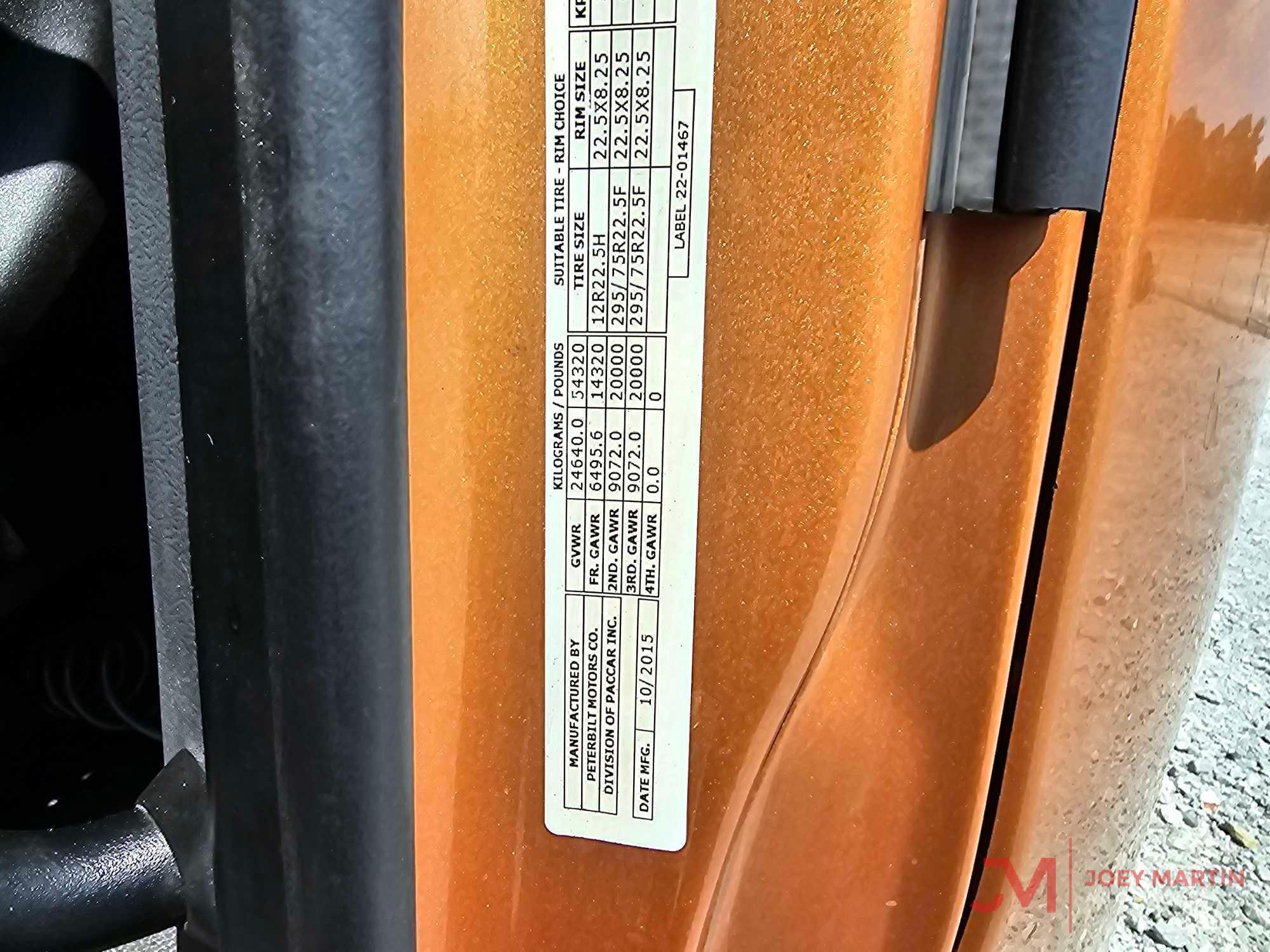 2016 PETERBILT 579 SLEEPER TRUCK TRACTOR