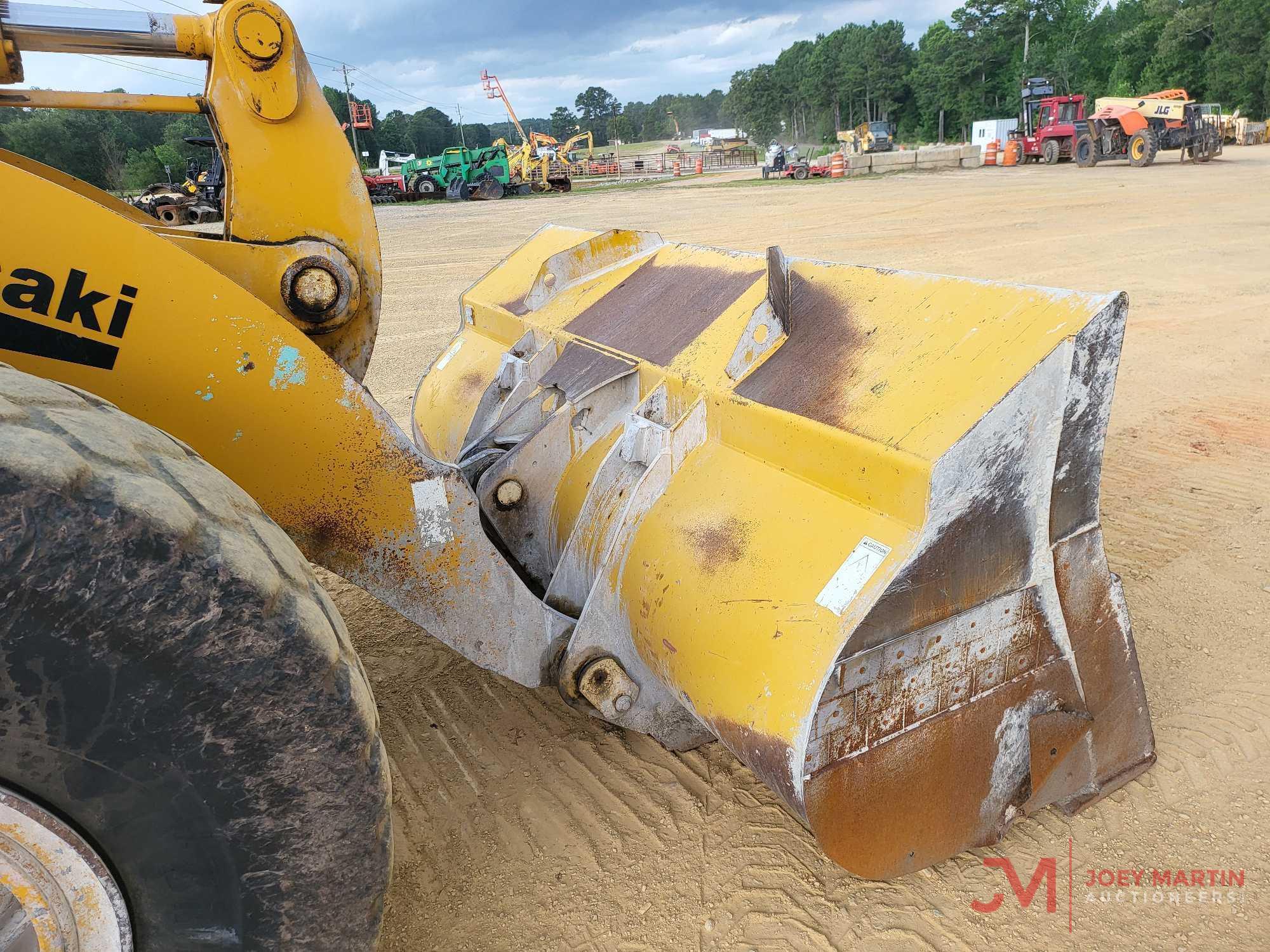 2017 KAWASAKI KCM 80 Z7 RUBBER TIRE LOADER