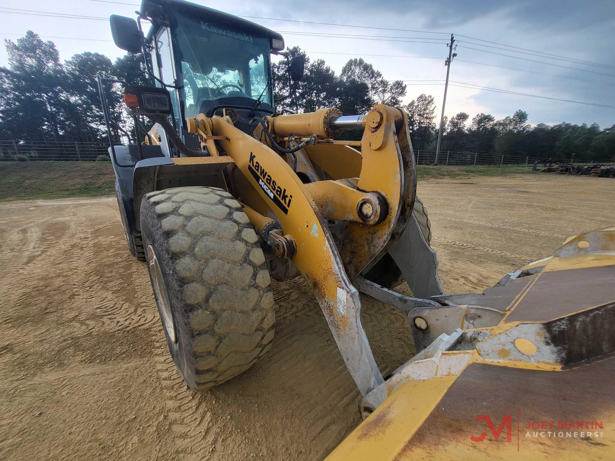 2017 KAWASAKI KCM 80 Z7 RUBBER TIRE LOADER