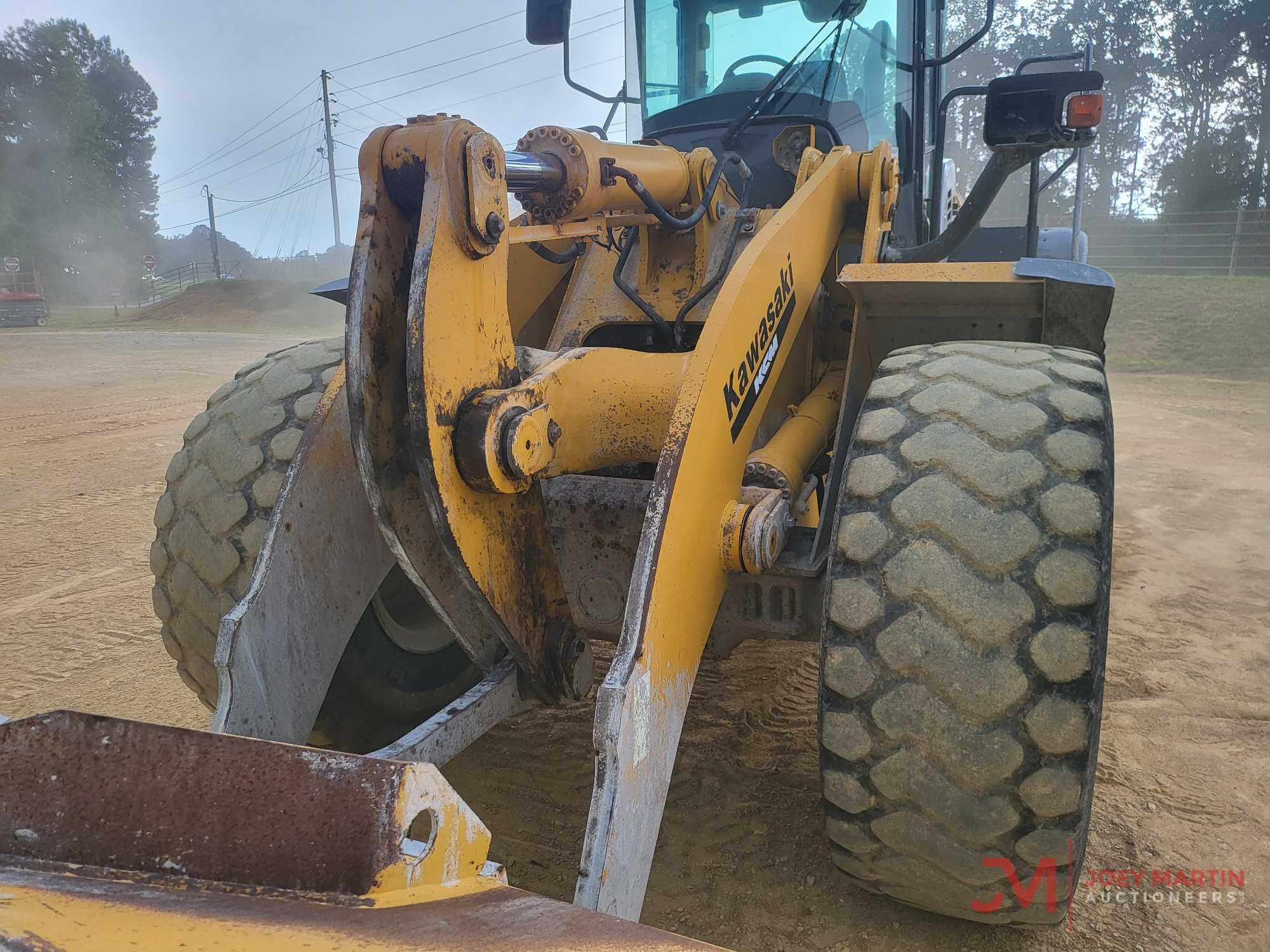 2017 KAWASAKI KCM 80 Z7 RUBBER TIRE LOADER