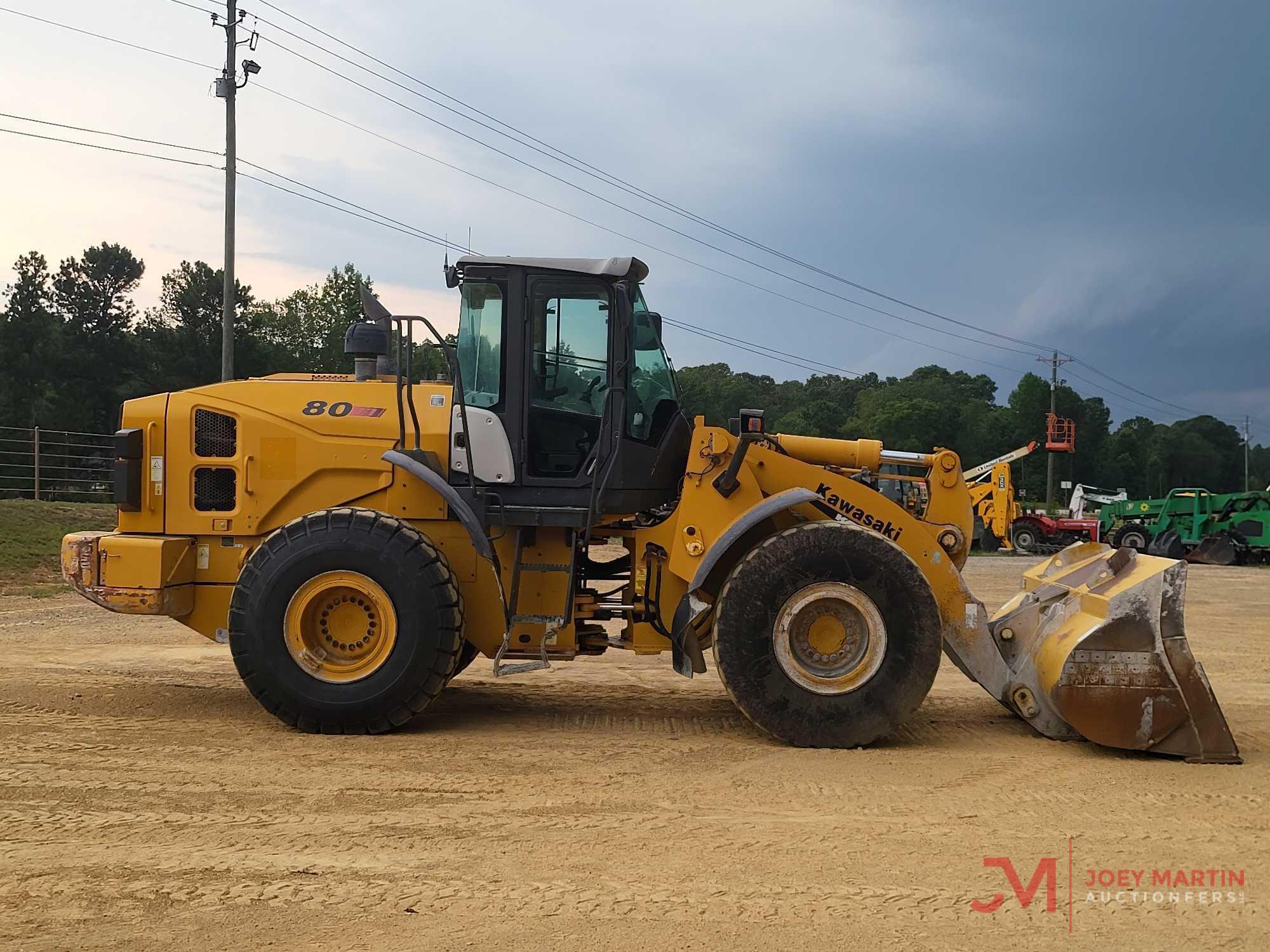 2017 KAWASAKI KCM 80 Z7 RUBBER TIRE LOADER