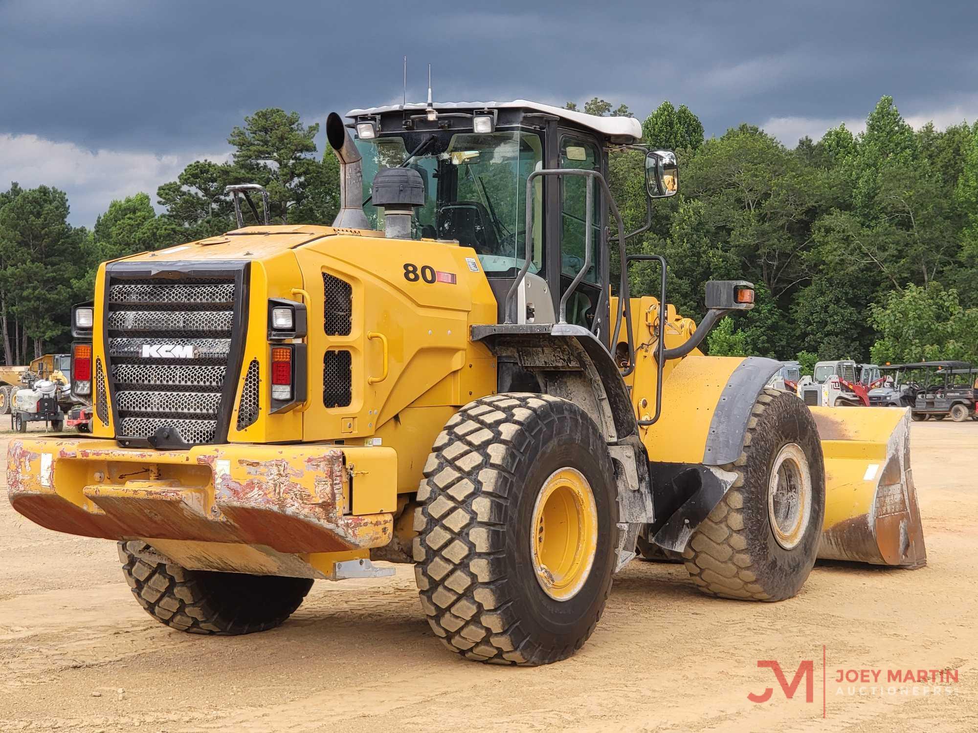 2017 KAWASAKI KCM 80 Z7 RUBBER TIRE LOADER