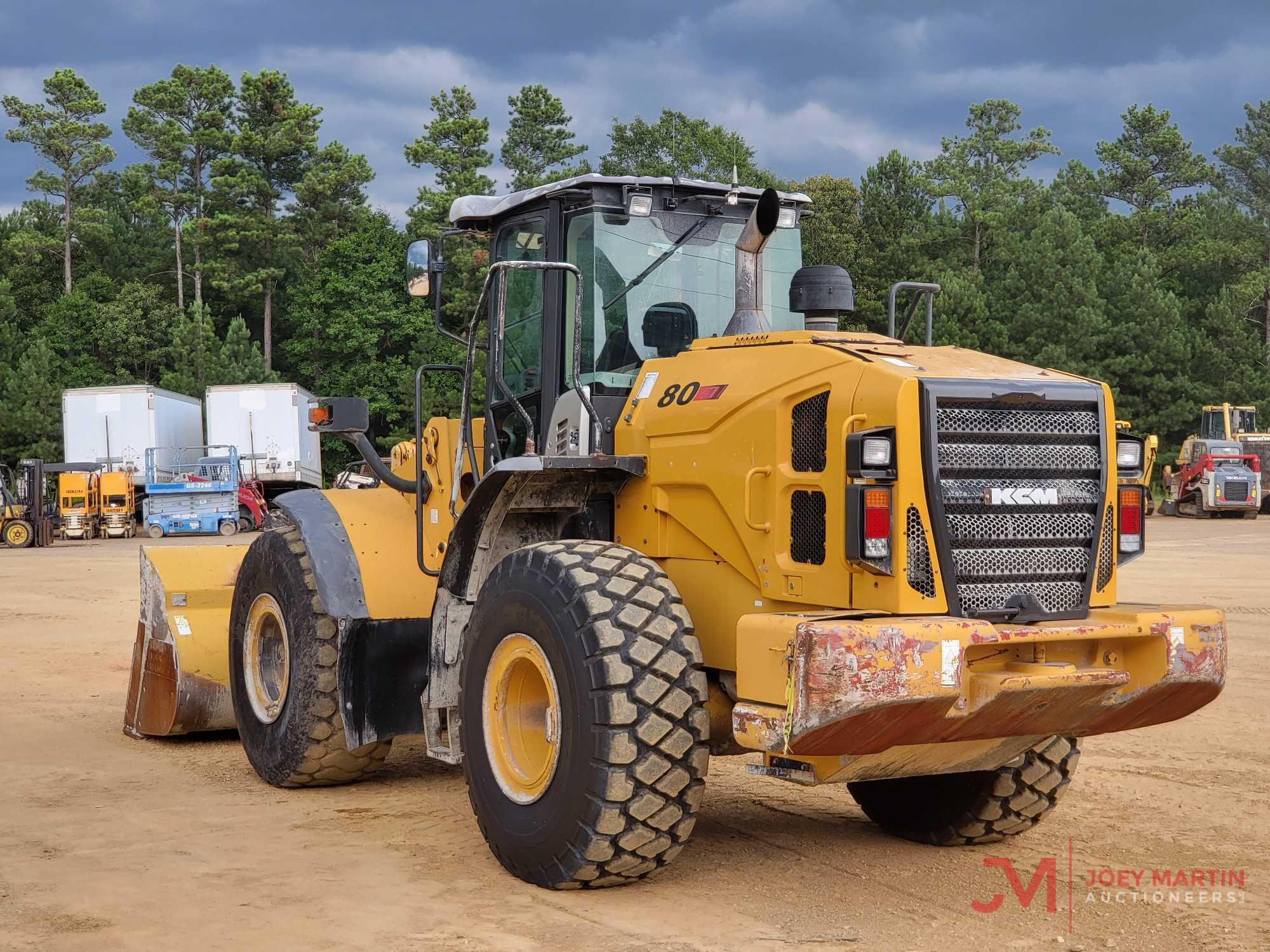 2017 KAWASAKI KCM 80 Z7 RUBBER TIRE LOADER