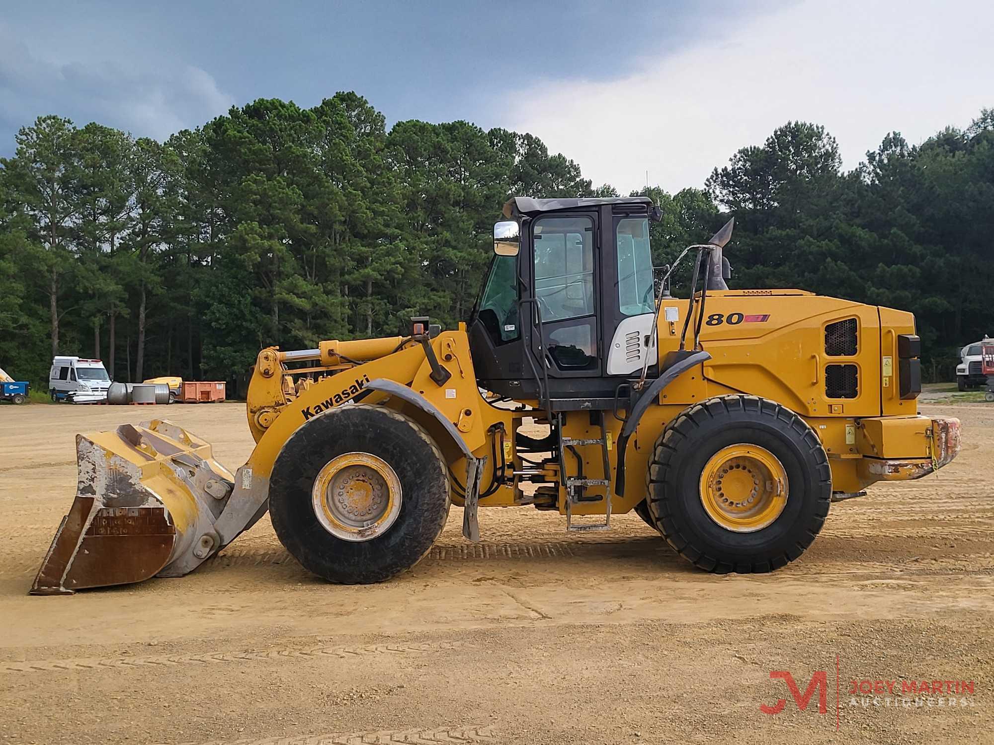 2017 KAWASAKI KCM 80 Z7 RUBBER TIRE LOADER