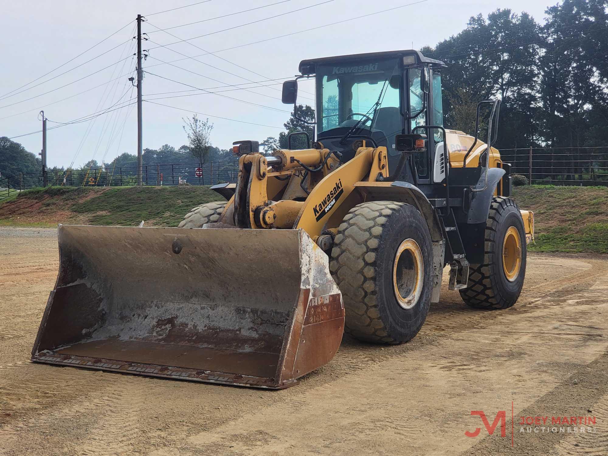 2017 KAWASAKI KCM 80 Z7 RUBBER TIRE LOADER