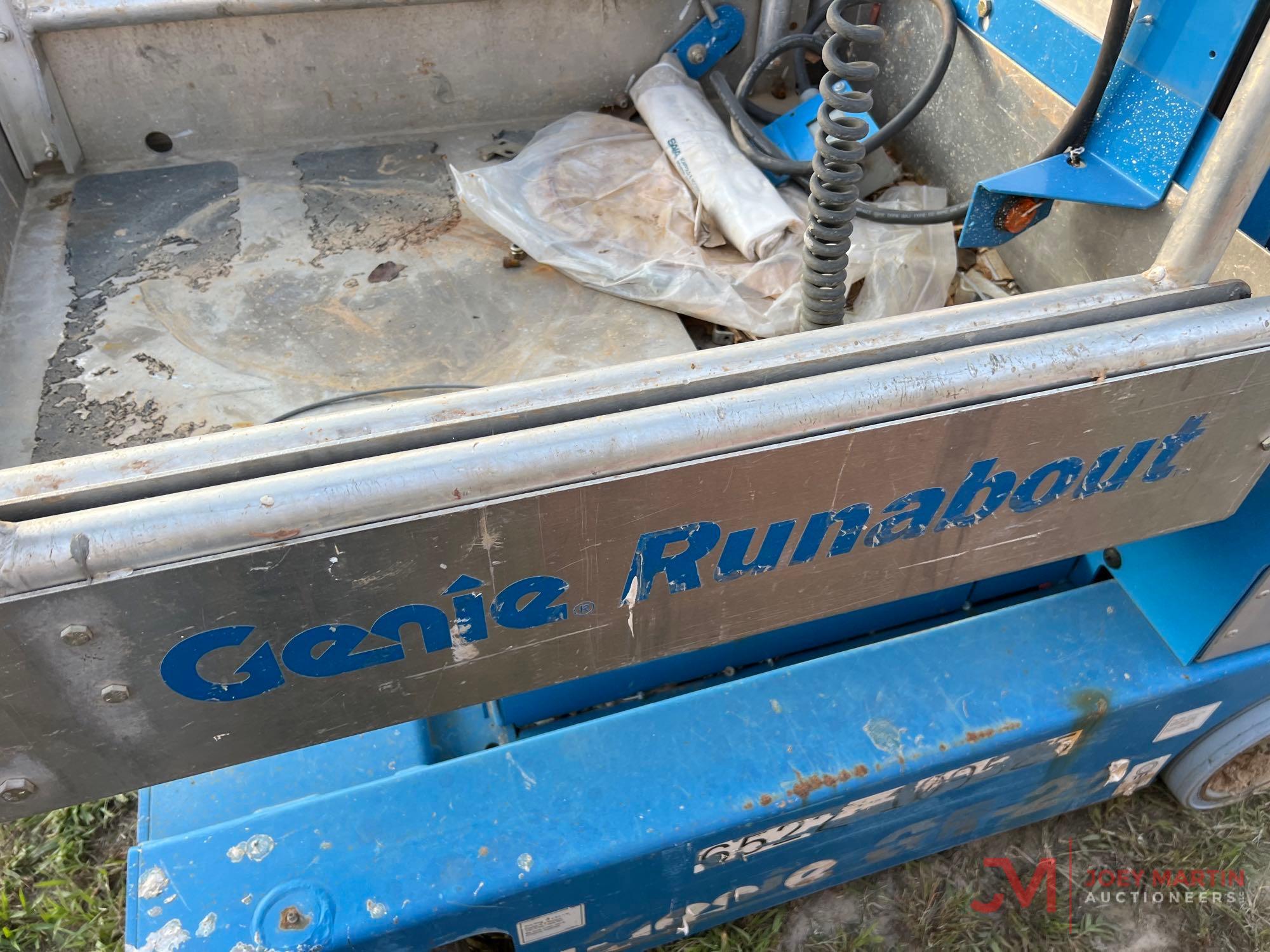 2019 GENIE RUNABOUT SINGLE MAN LIFT