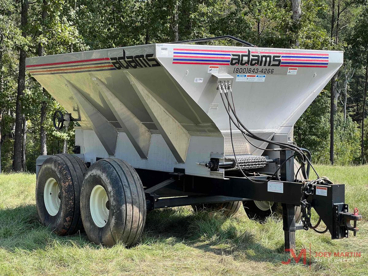 ADAMS TANDEM AXLE FERTILIZER SPREADER TRAILER