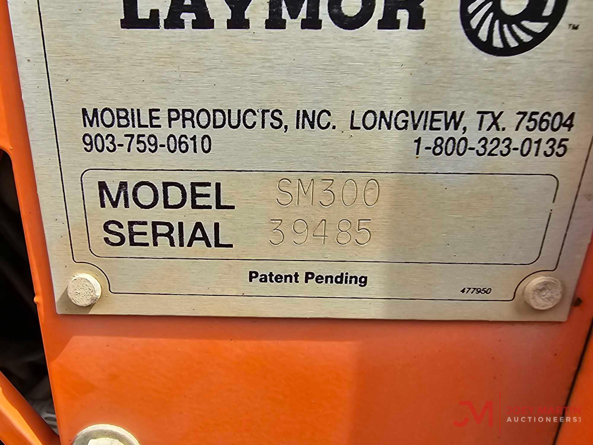 2018 LAYMOR SM300 TOWABLE SWEEPER