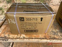 (5) 12' X 10' HEAVY DUTY TARPS