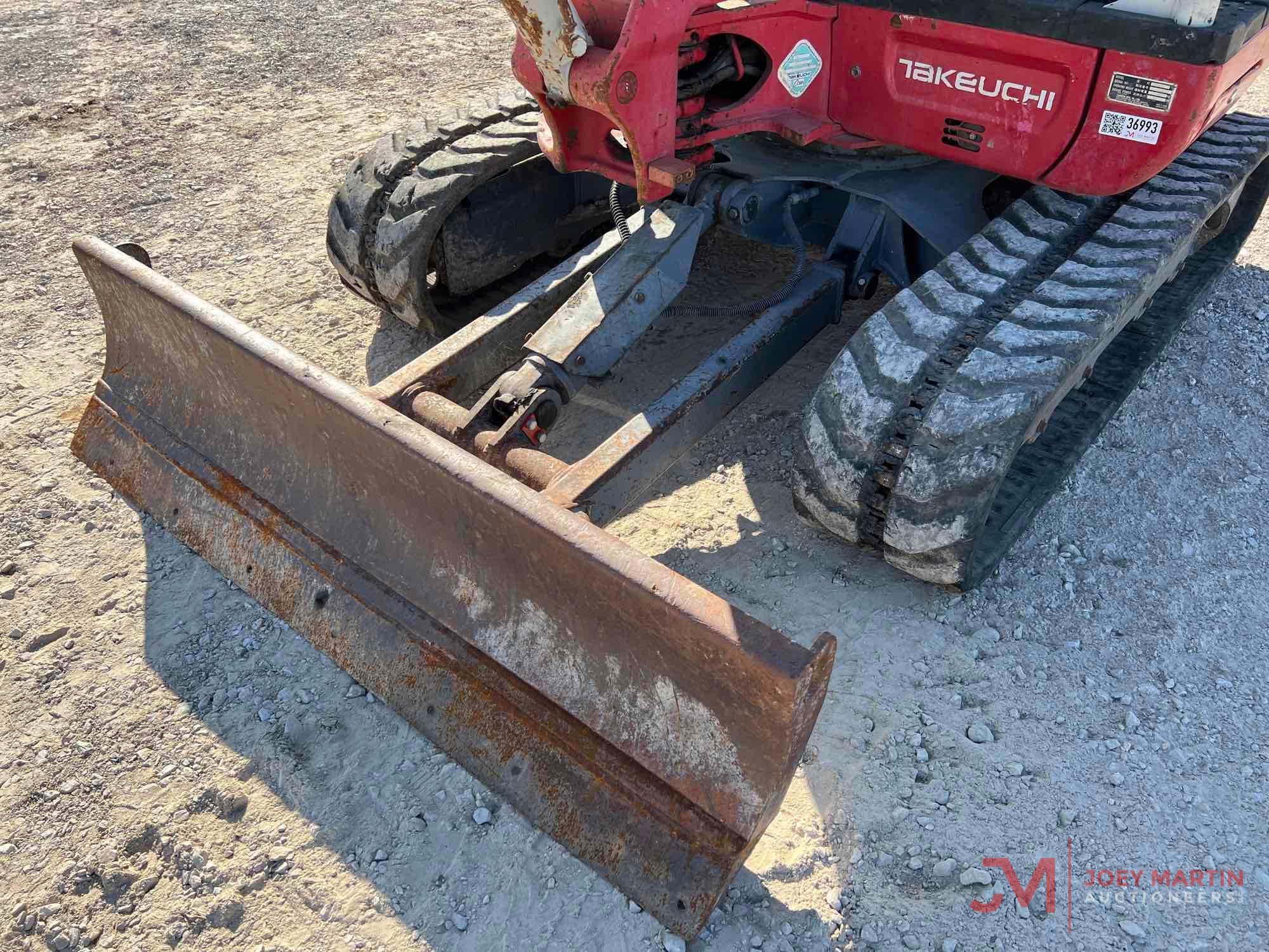 2017 TAKEUCHI TB240 MINI EXCAVATOR