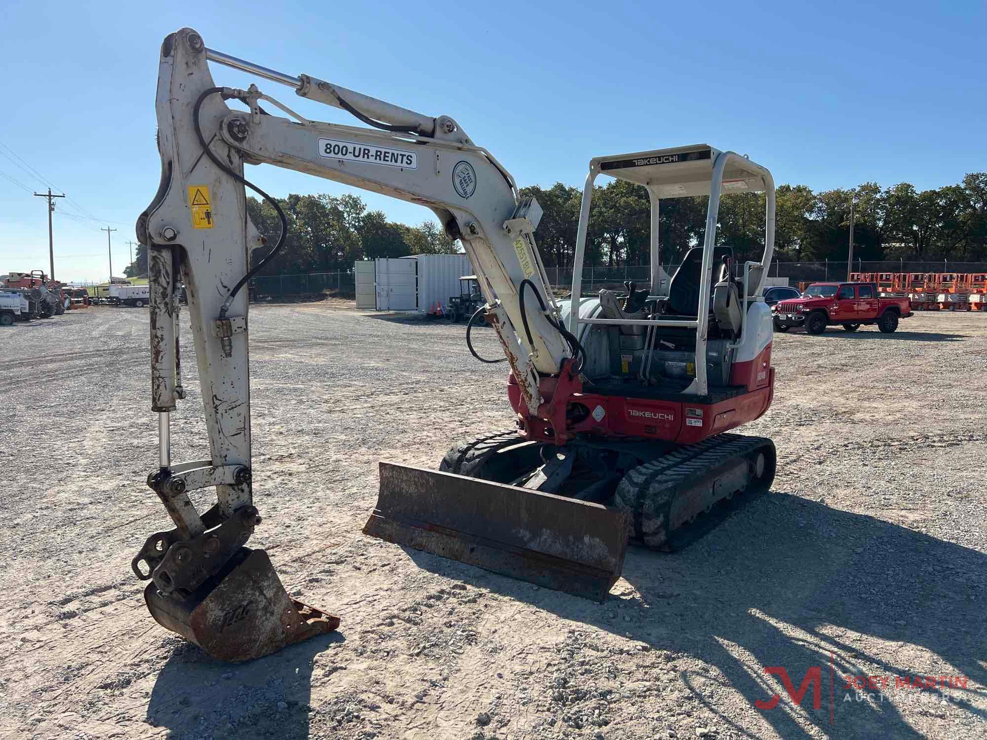 2017 TAKEUCHI TB240 MINI EXCAVATOR
