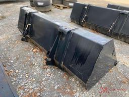 UNUSED 84" TRACTOR BUCKET, COUPLER