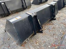 UNUSED 84" TRACTOR BUCKET, COUPLER