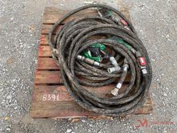 FUEL HOSES AND NOZZLES, (4) NOZZLES/(2) WITH ELECTRONIC...