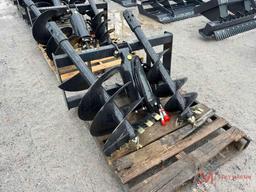 HYDRAULIC AUGER SKID STEER ATTACHMENT