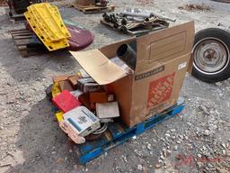 CONTENTS OF PALLET - SHOE KIT, U-JOINTS, BLOWER MOTORS