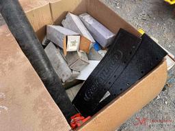 CONTENTS OF PALLET - SHOE KIT, U-JOINTS, BLOWER MOTORS