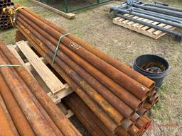 (20) 8' X 2 3/8" METAL FENCE POST