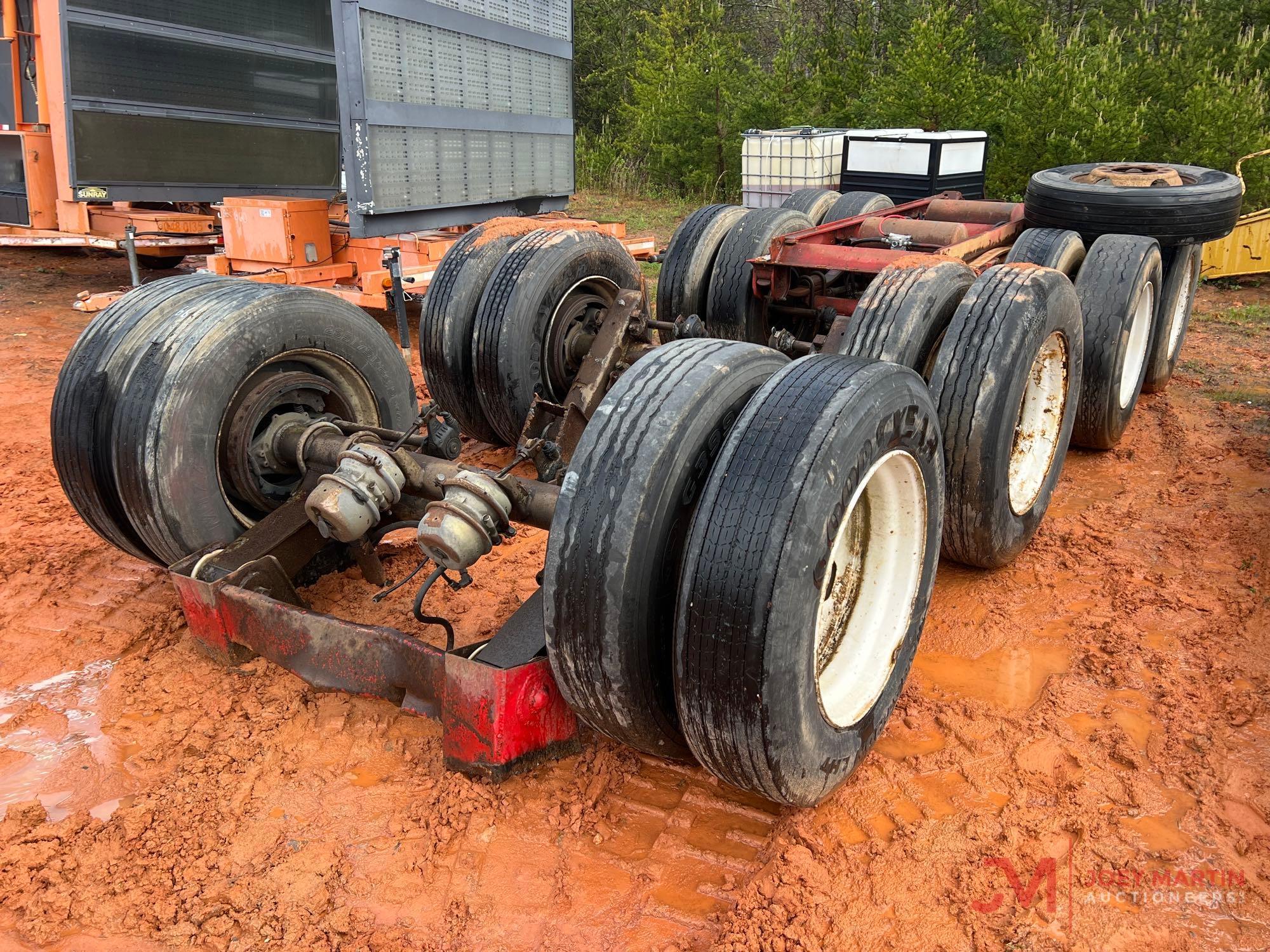 (4) TRUCK AXLES