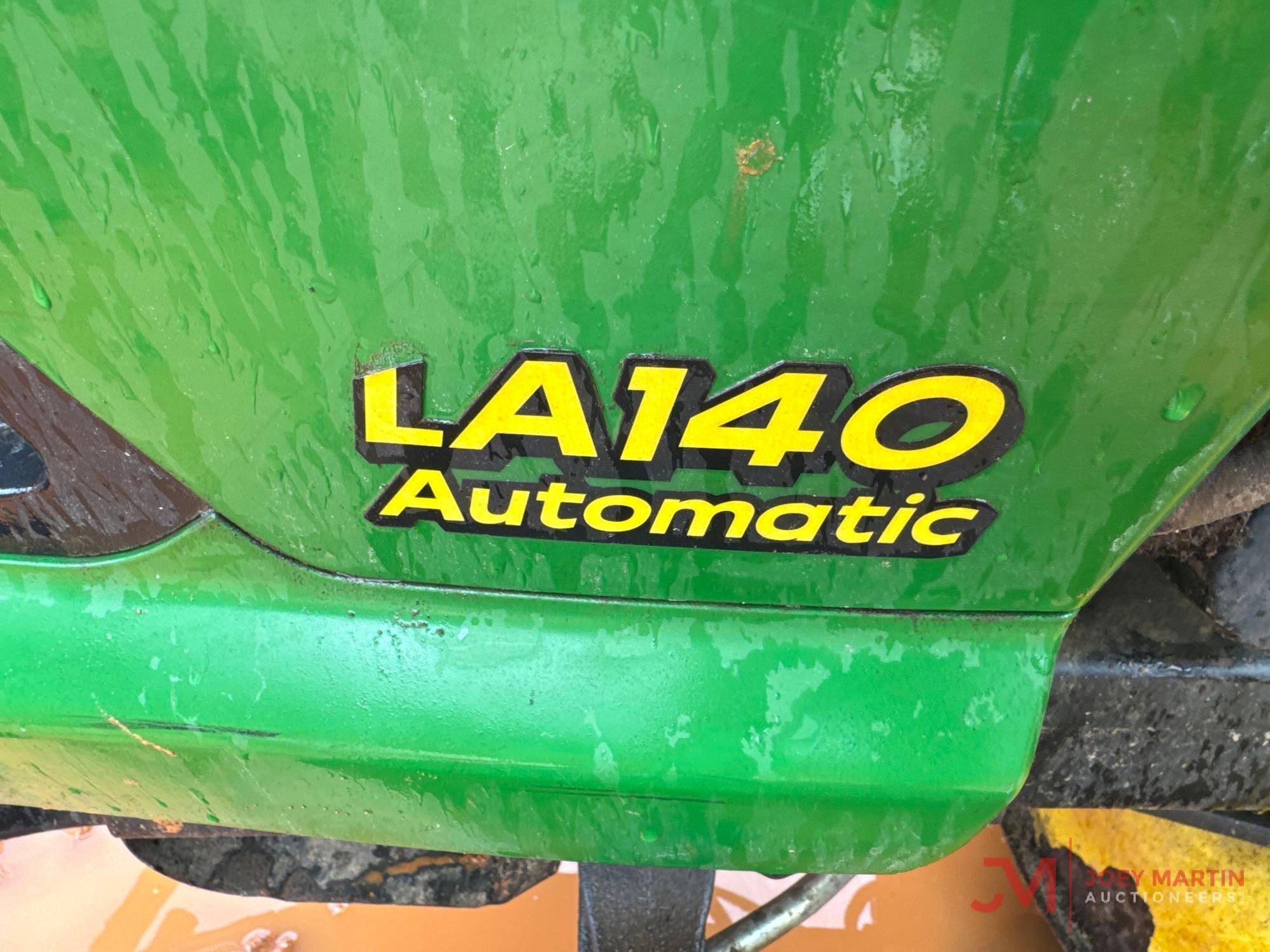 JOHN DEERE LA140 AUTO RIDING MOWER