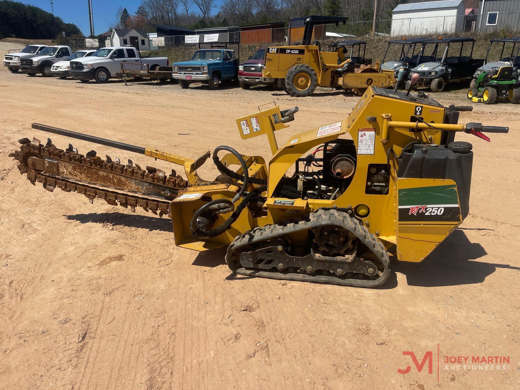 VERMEER RTX250 WALK BEHIND TRENCHER