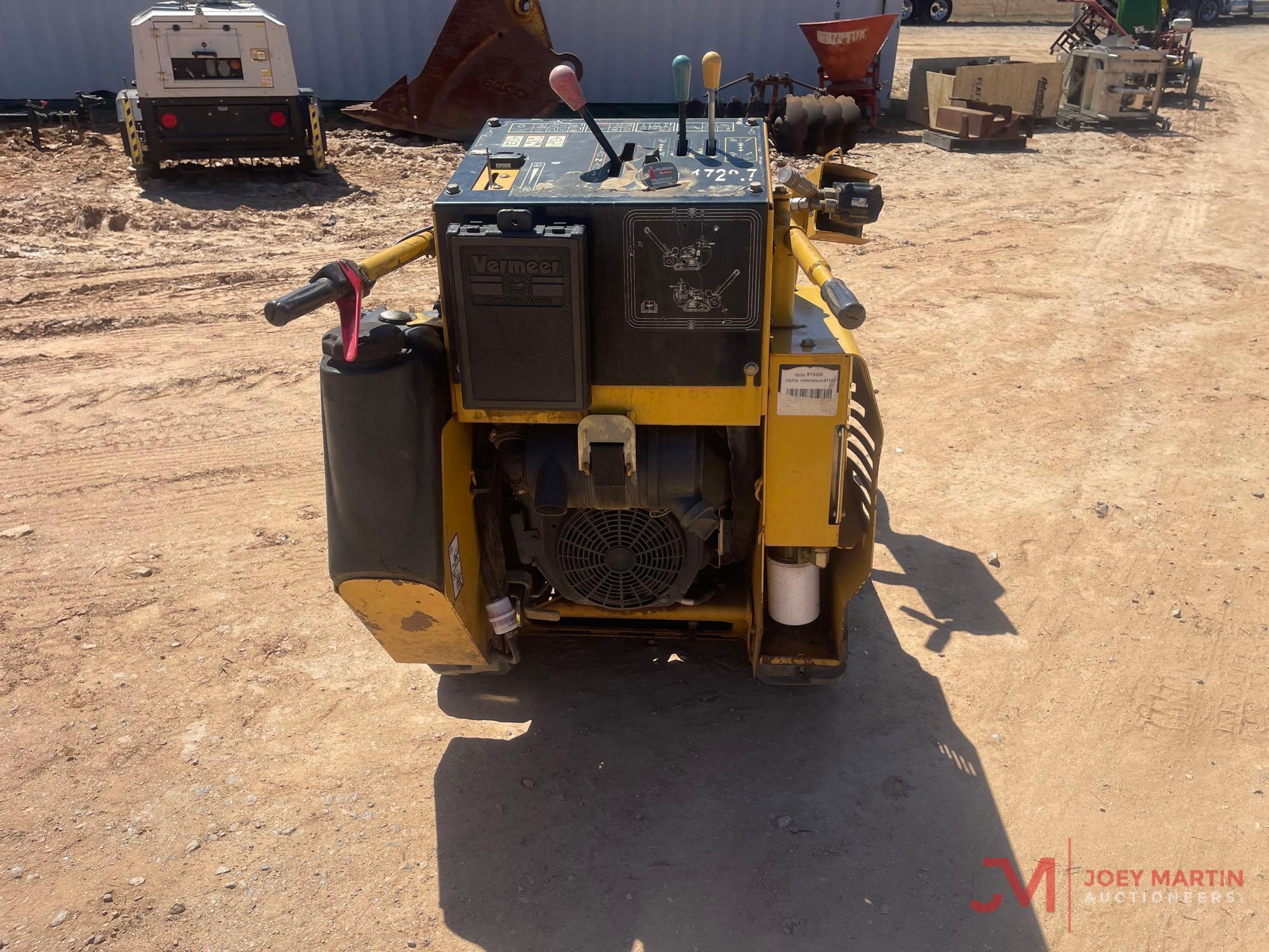 VERMEER RTX250 WALK BEHIND TRENCHER