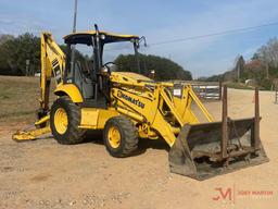 KOMATSU WB156 LOADER BACKHOE