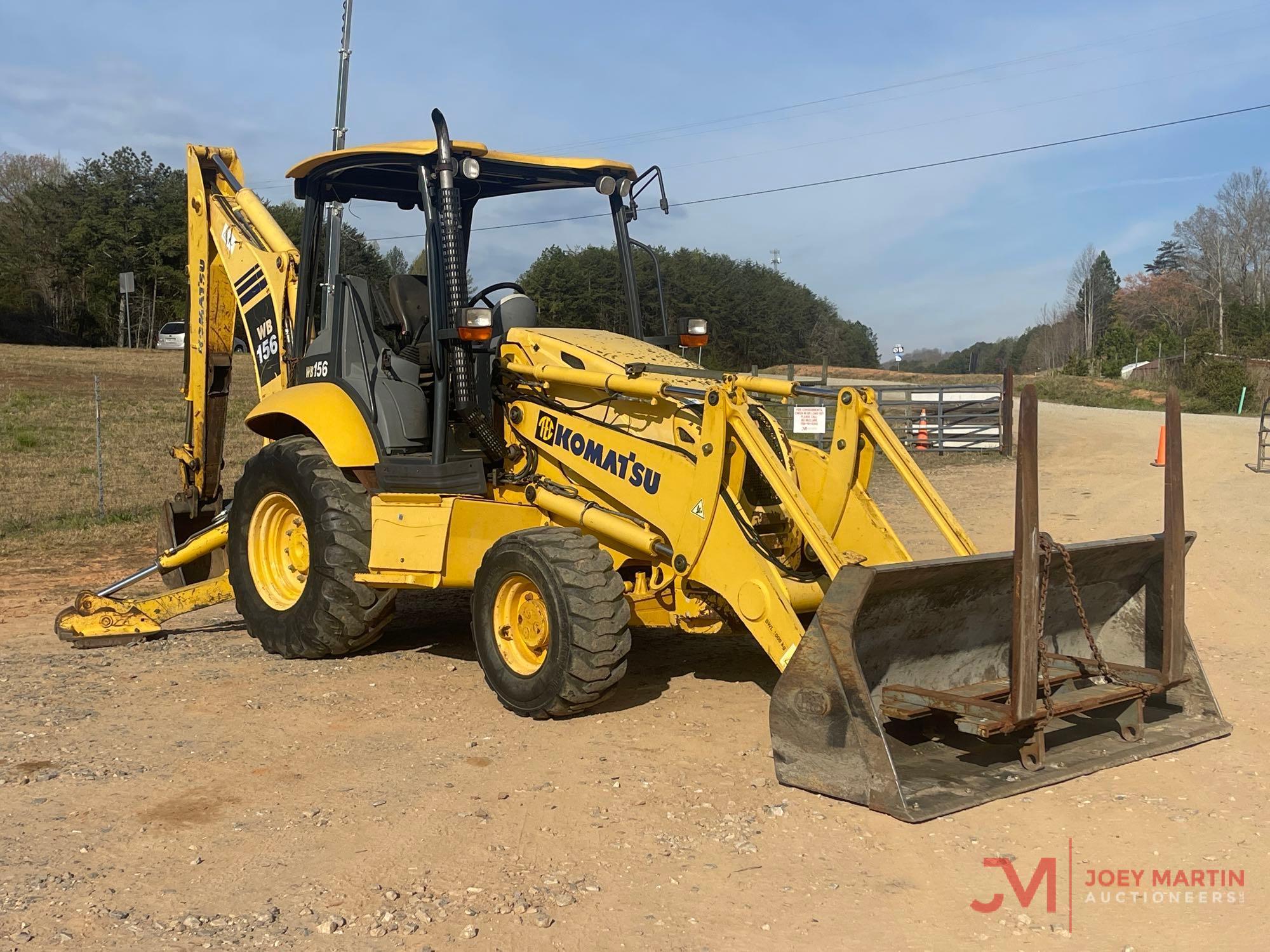 KOMATSU WB156 LOADER BACKHOE