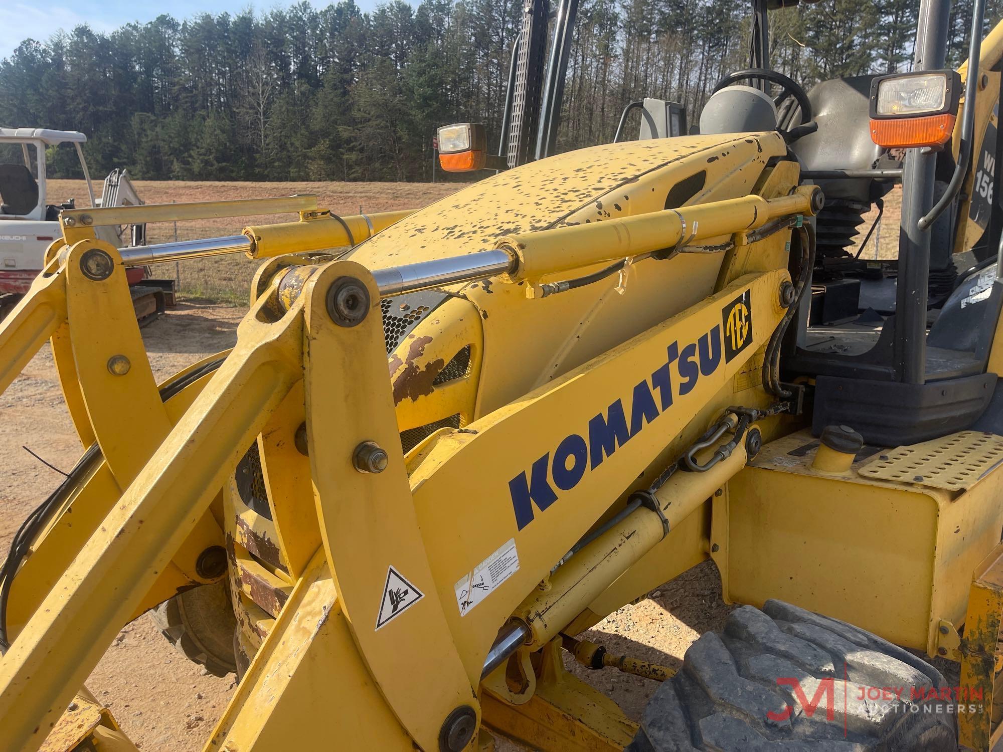 KOMATSU WB156 LOADER BACKHOE