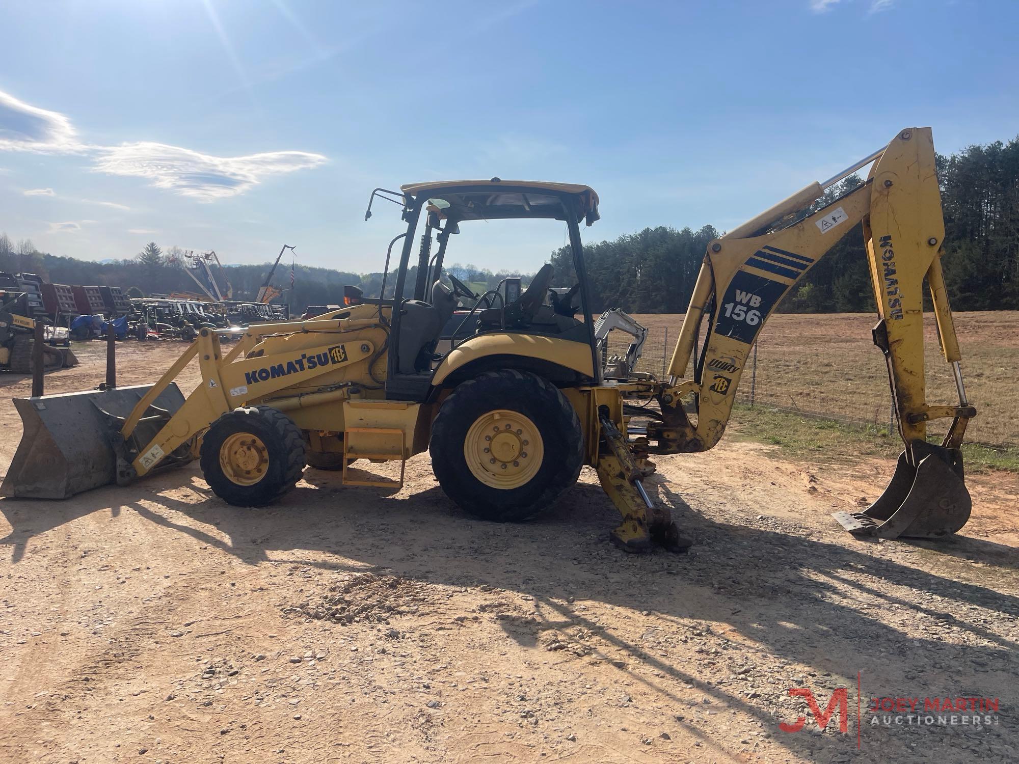 KOMATSU WB156 LOADER BACKHOE